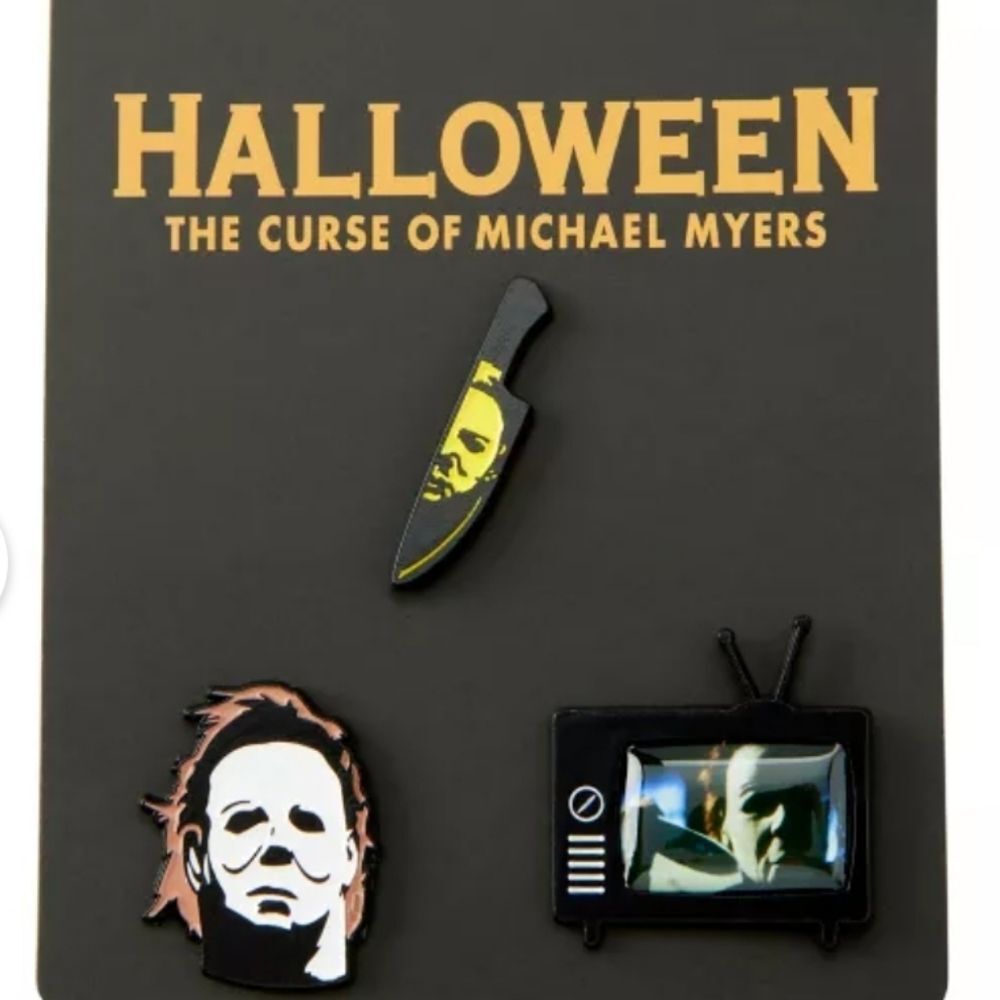 Miramax Halloween The Curse Of Michael Myers Enamel Pin Set